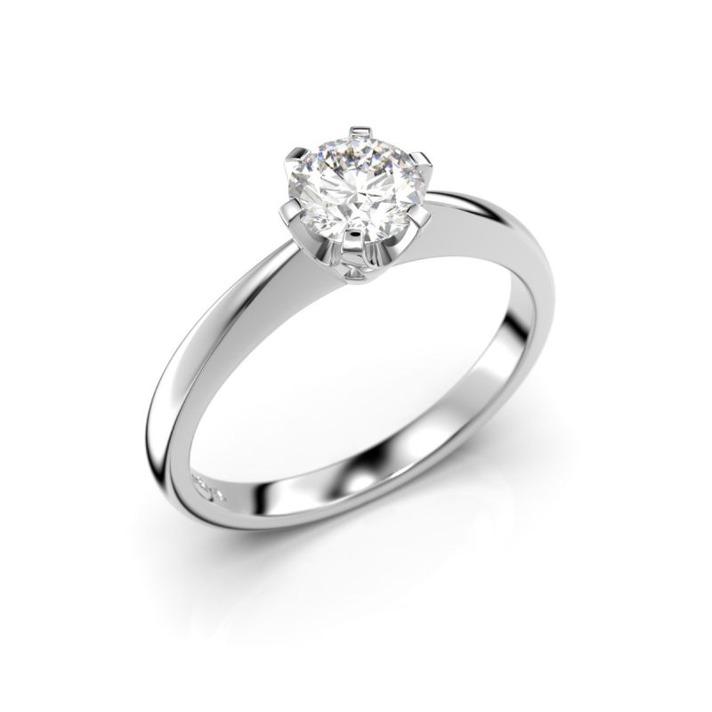 Festive Classic timanttisormus, platina 128-050-PT