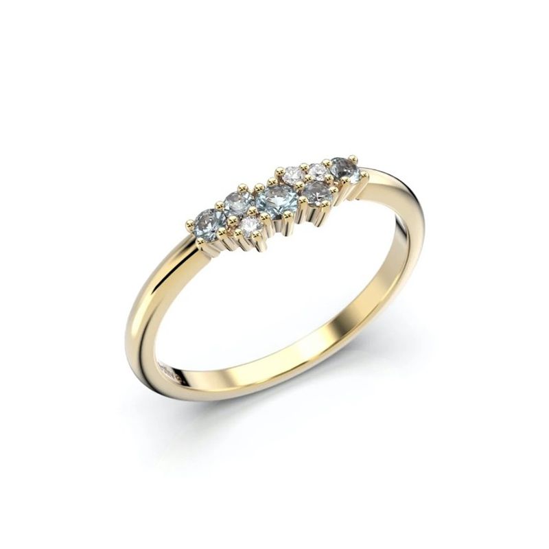 Festive Nadja Blue timanttisormus 650-018B-KK