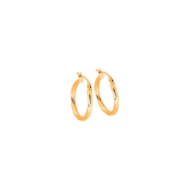 Kultaiset rengaskorvakorut 15OBC389/99 375-1