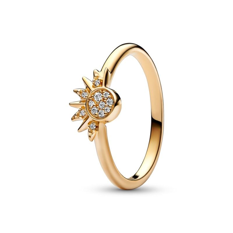 Pandora Celestial Sparkling Sun Ring 162674C01-1