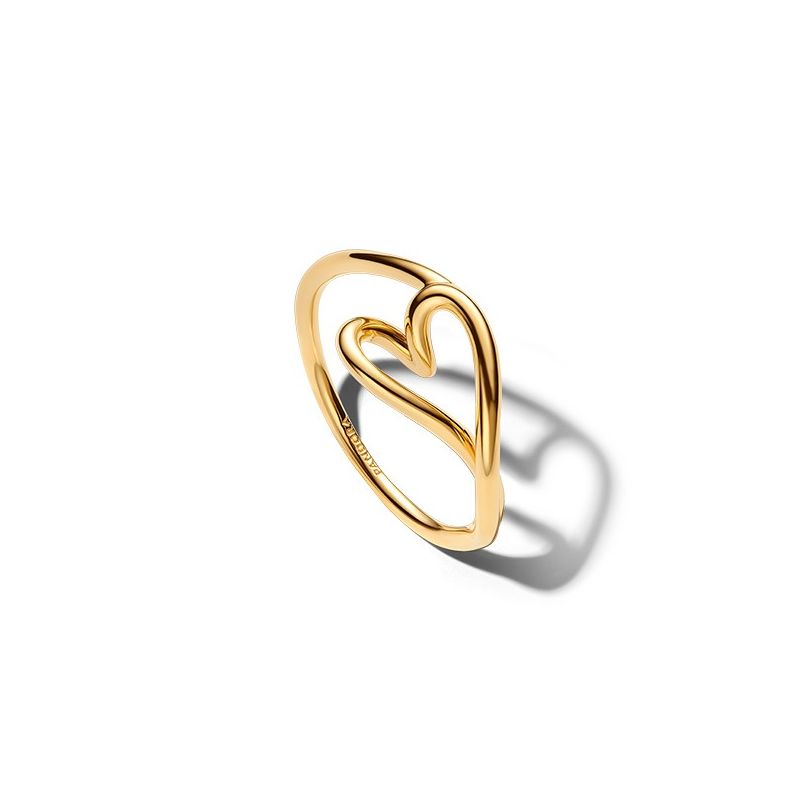 Pandora Organically Shaped Heart Small Ring 164361C00