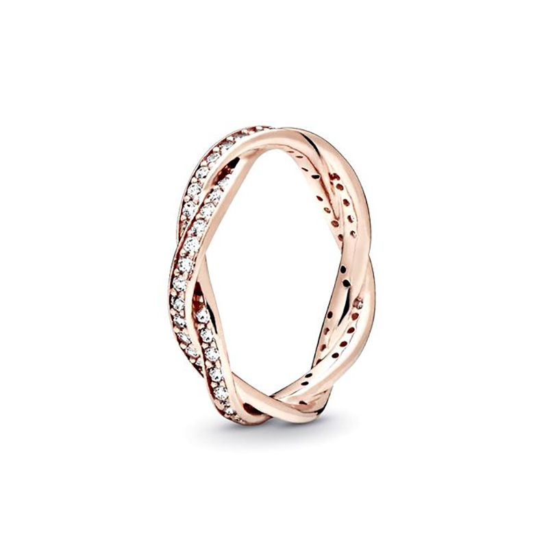Pandora Rose Twisted Lines sormus 180892CZ-4