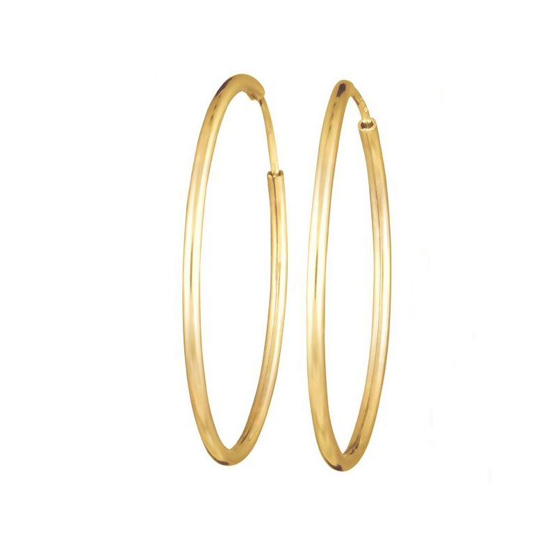 Gold Ohrringe 30 mm 1811-1