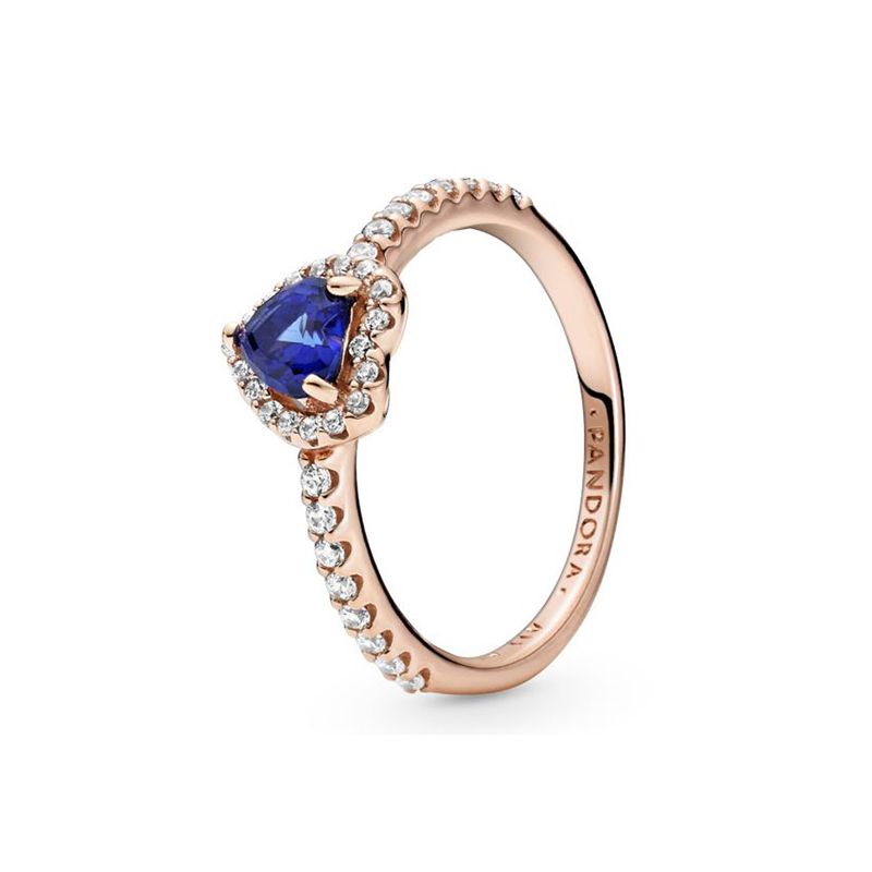 Pandora Rose Heart Twilight Blue sormus 188421C01-2