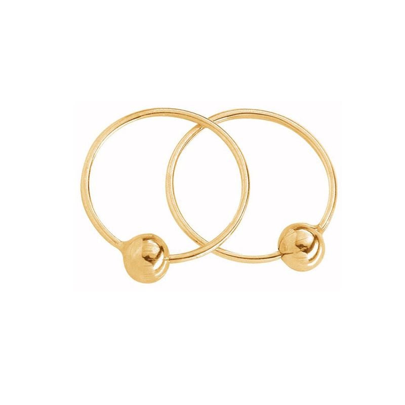 Gold Ohrringe 1900-1
