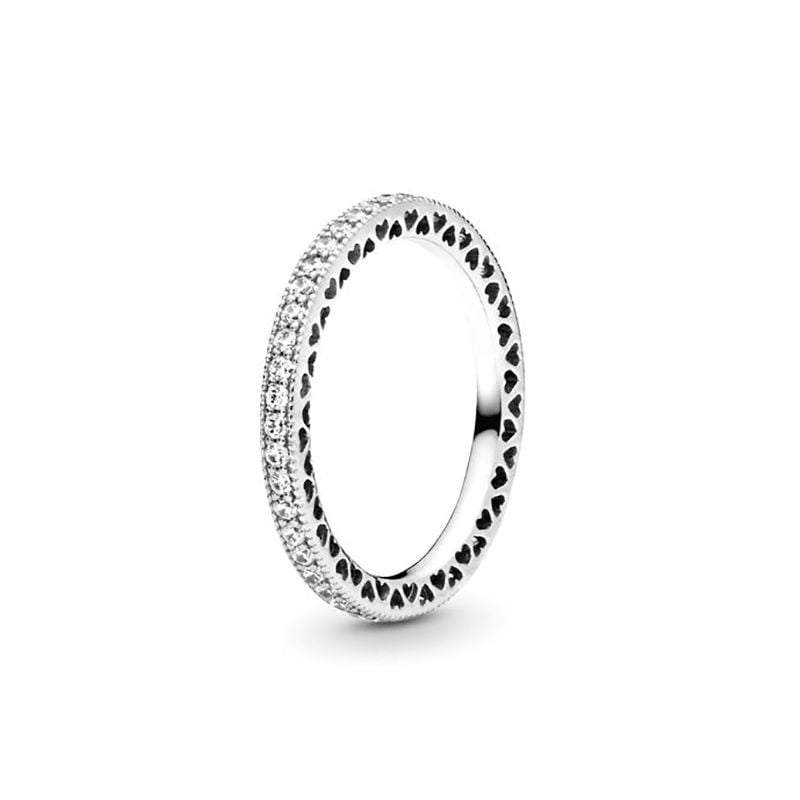 Pandora Sparkle & Hearts sormus 190963CZ-3