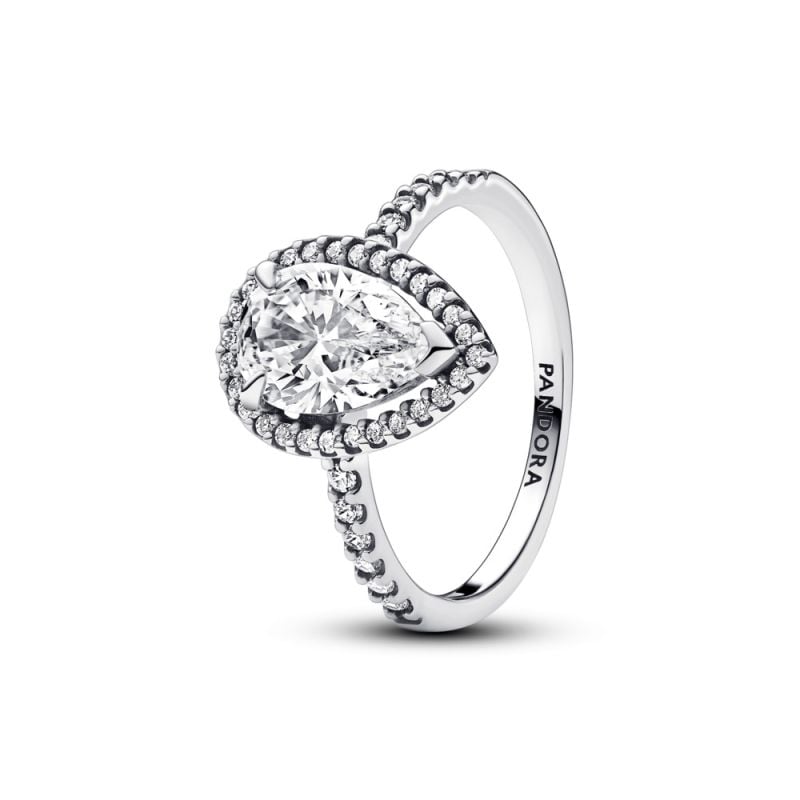 Pandora Sparkling Pear Halo sormus 193012C01-9