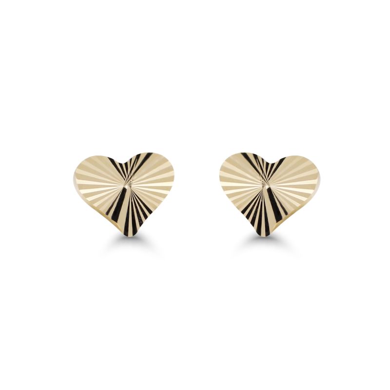 Gold HerzOhrringe 23-1017-1