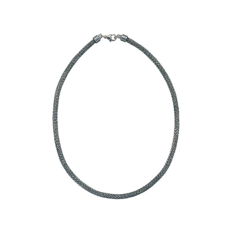 Kalevala Verkkoketju 40cm, oksidoitu hopea 236025140