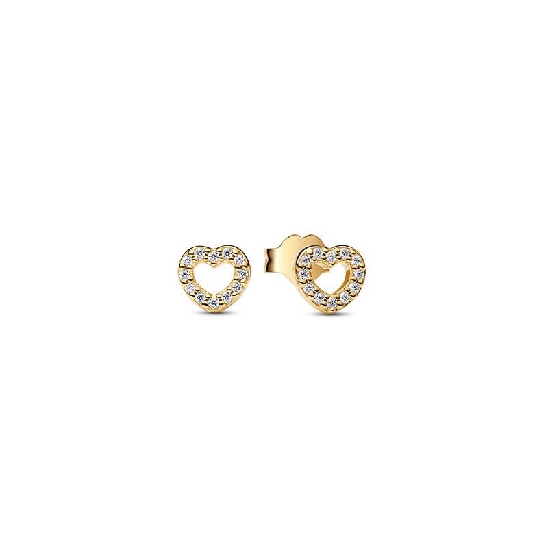 Pandora Open Heart Stud Ohrringe 260528C01