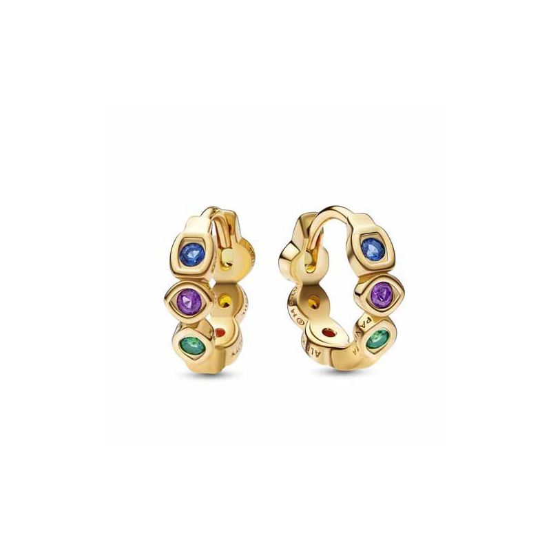 Pandora Marvel x Pandora Infinity Stones Hoop Earrings korvakorut 262567C01-1