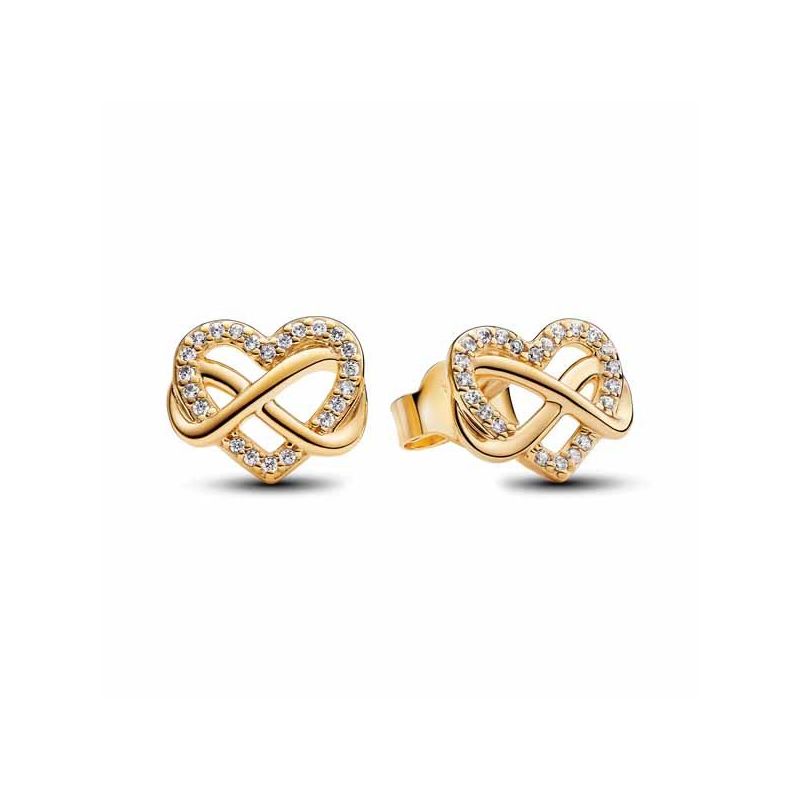 Pandora Sparkling Infinity Heart Stud korvakorut 262667C01-1