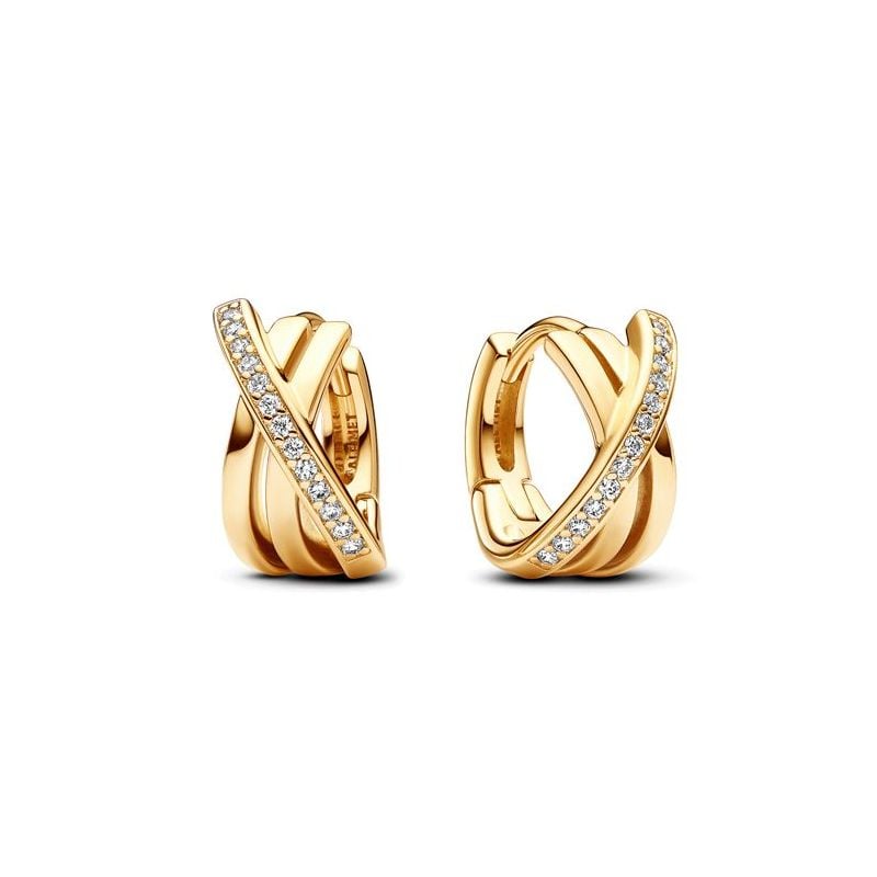 Pandora Crossover Pavé Hoop korvakorut 263150C01-1