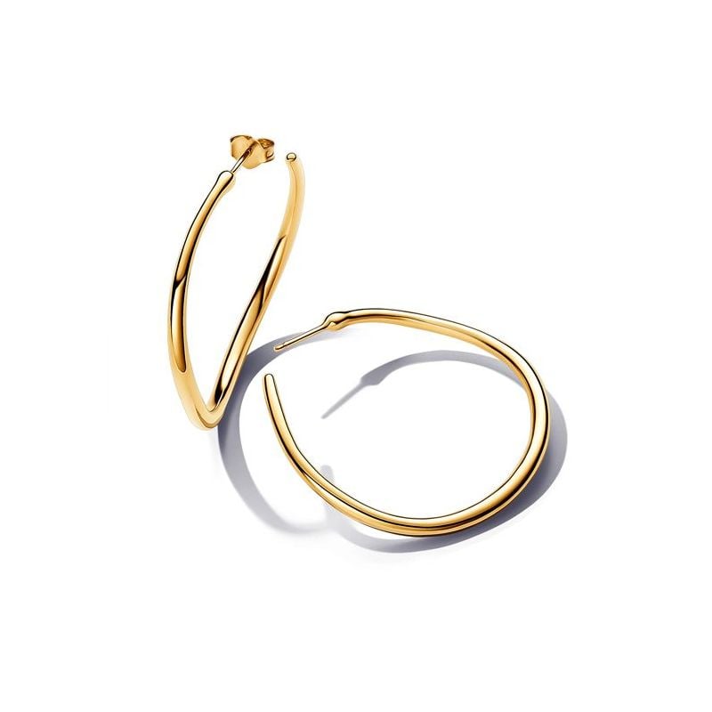 Pandora Organically Shaped 42 mm Open Hoop korvakorut 263299C00-1