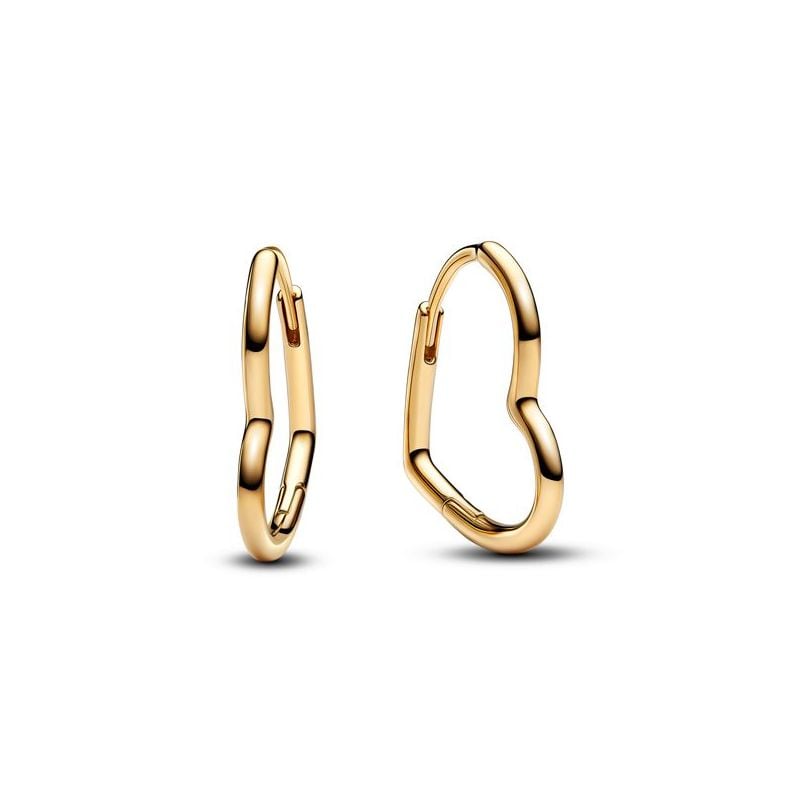 Pandora Asymmetrical Heart Hoop korvakorut 268307C00-1
