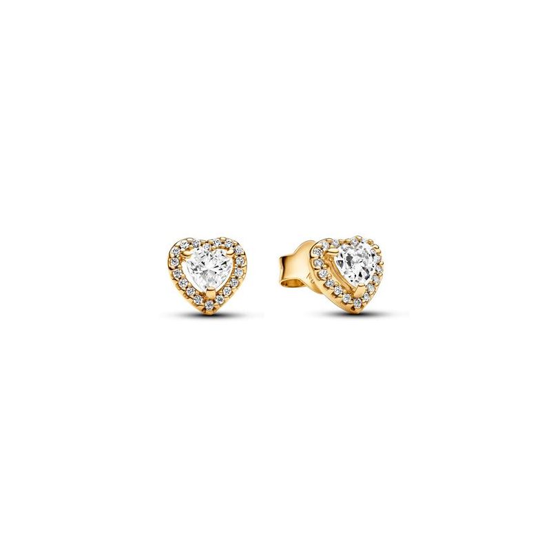 Pandora Sparkling Elevated Heart korvakorut 268427C01-0