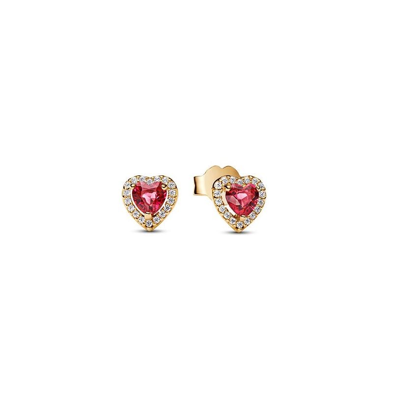 Pandora Elevated Heart Stud Ohrringe 268427C02