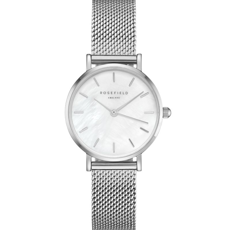 Rosefield Small Edit White Silver 26WS-266-1