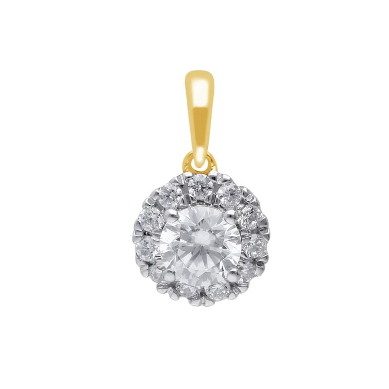 Brilliant Star Labor-Diamantanhänger L-PN-74674-050 YG