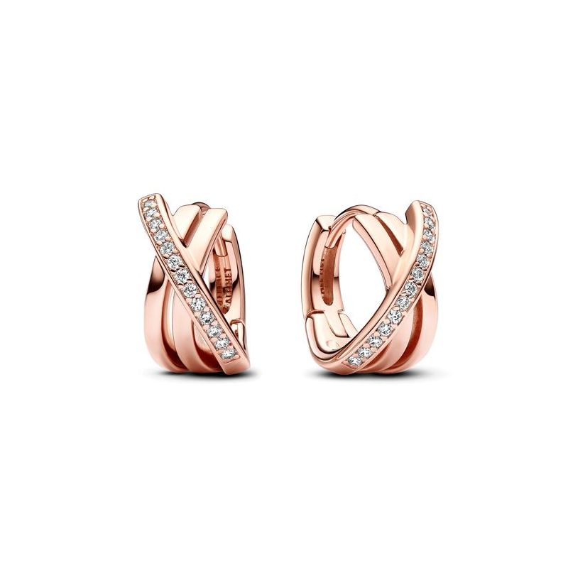 Pandora Crossover Pavé Hoop korvakorut 283150C01-1
