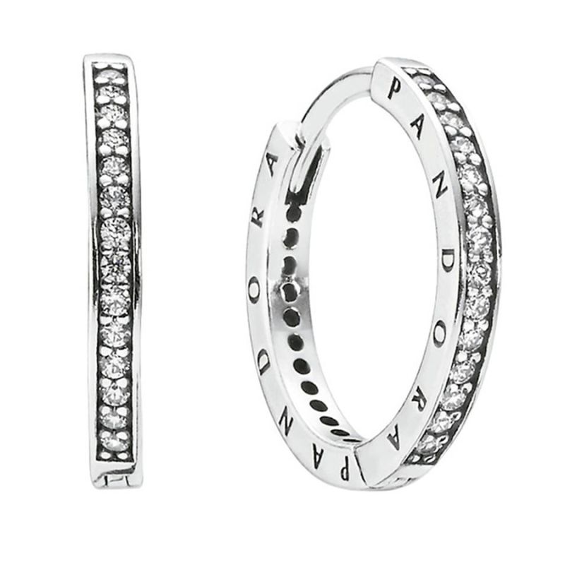 Pandora Sparkle & Logo korvakorut 290558CZ-1