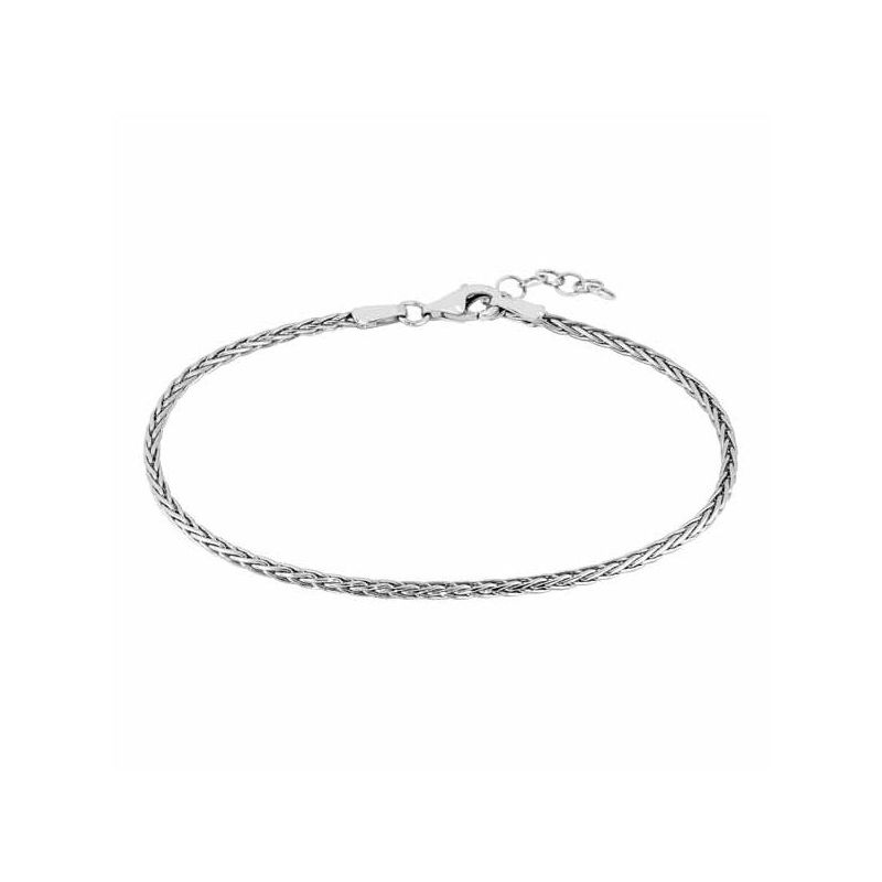 Hopeinen ranneketju 17 + 2 cm 291BK0035W-1