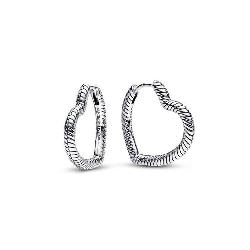 Pandora Heart Snake Chain Ohrringe 292236C00-1
