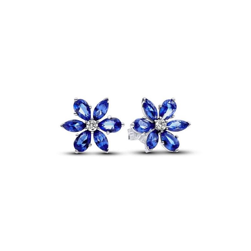 Pandora Sparkling Blue Herbarium Cluster Stud korvakorut 292407C01-0