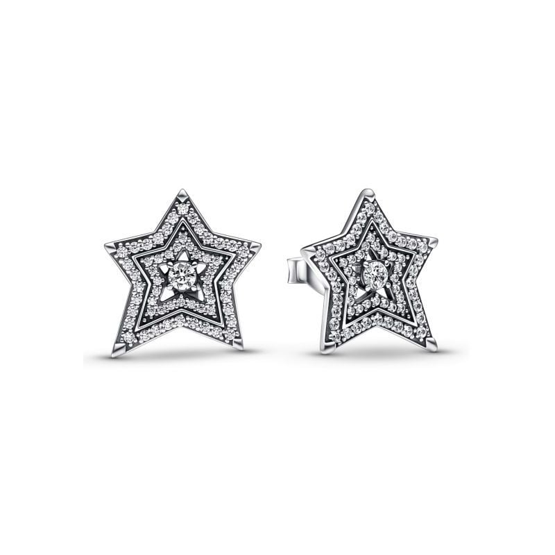 Pandora Moments Celestial Asymmetric Star korvakorut 292415C01-1