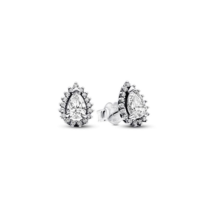 Pandora Sparkling Pear Halo Stud korvakorut 292834C01-0