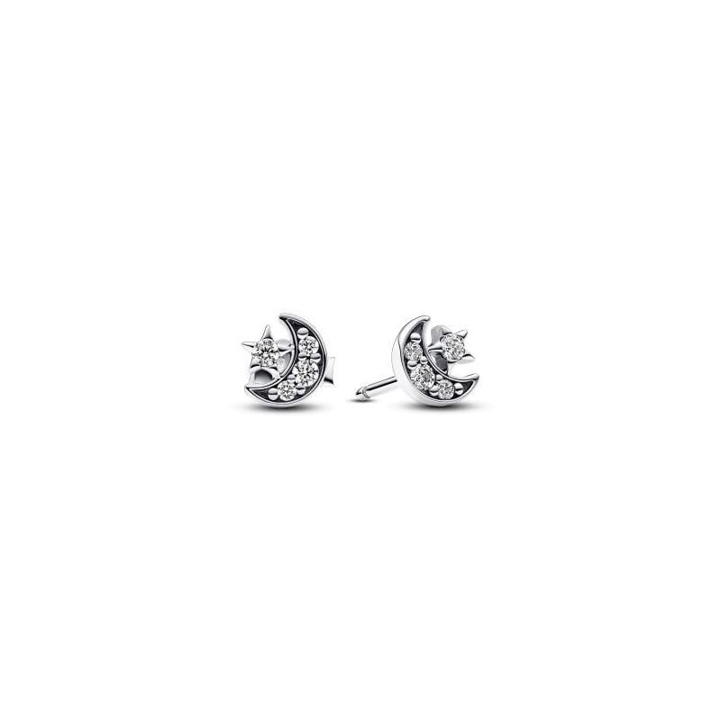 Pandora Sparkling Moon & Star Stud korvakorut 292990C01-1