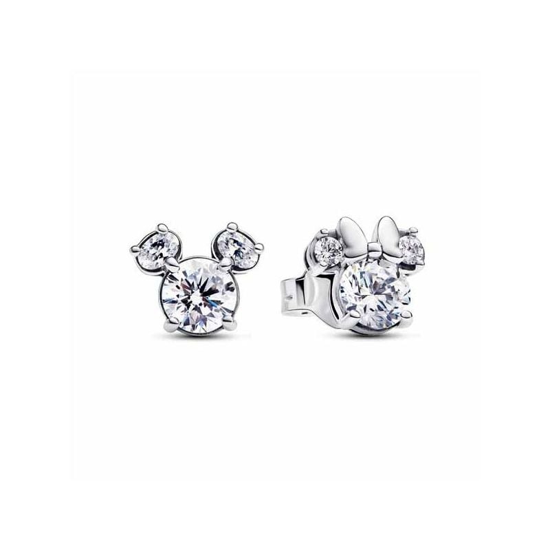 Pandora Disney Mickey Mouse & Minnie Mouse Sparkling Stud korvakorut 293219C01-1