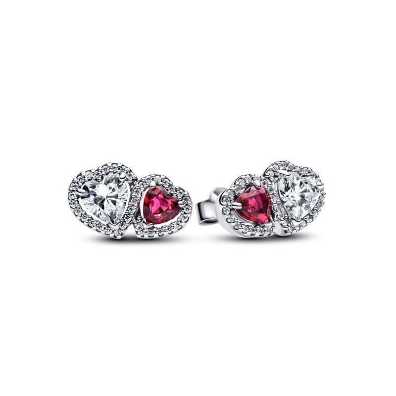 Pandora Halo Hearts Stud korvakorut 293633C01-1