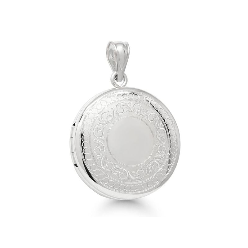Hopeinen medaljonkiriipus SPL-RD081/20MM-1