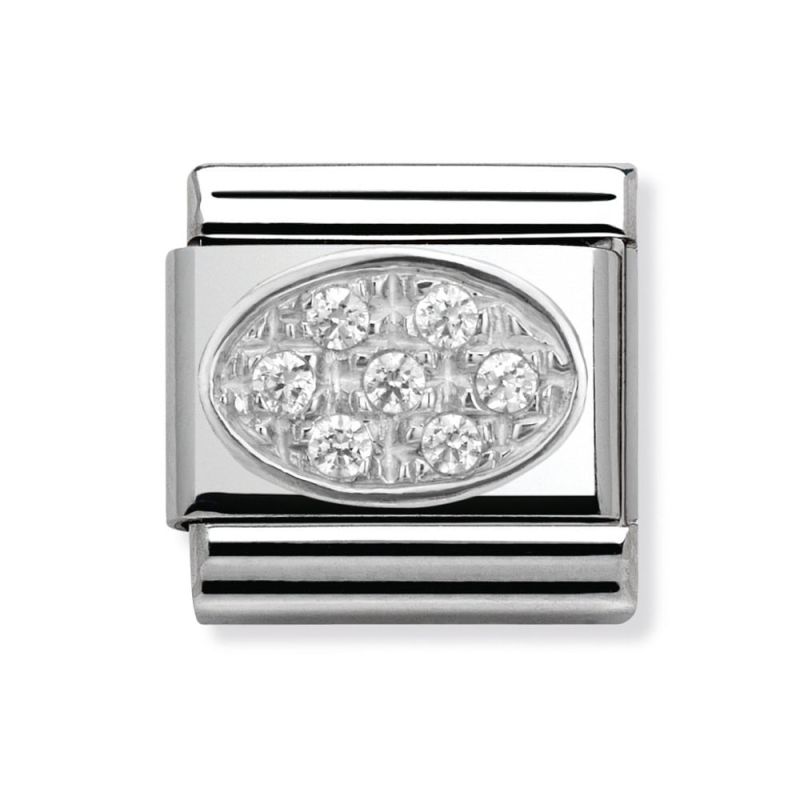 Nomination Classic Hopea ZK Kirkas Soikea Pavé 330308/01-1