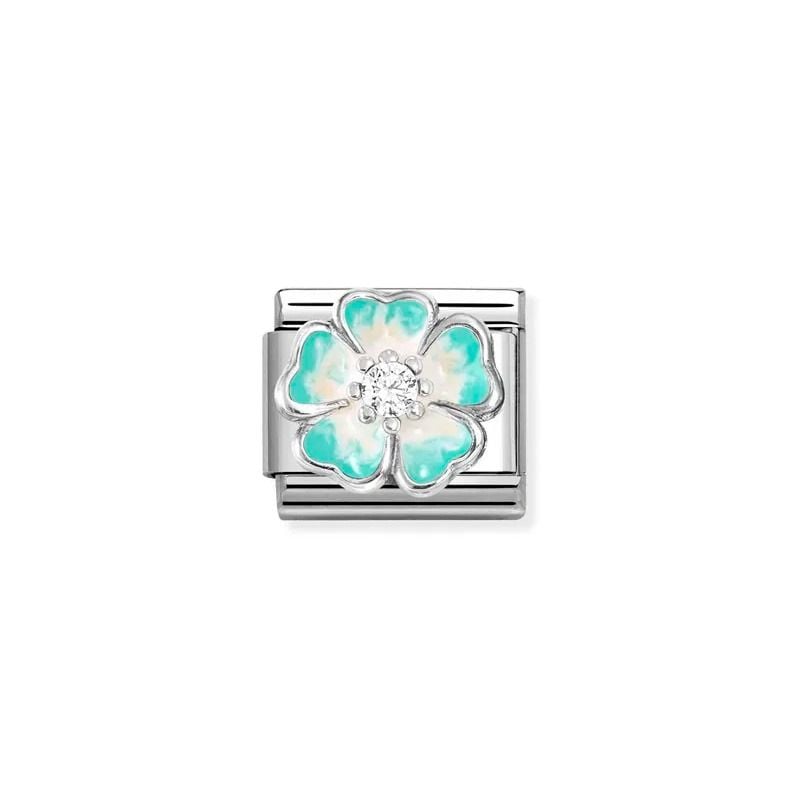Nomination Classic Green Flower 330321/18