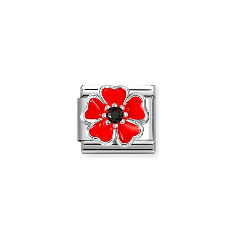 Nomination Classic Red Flower 330321/19