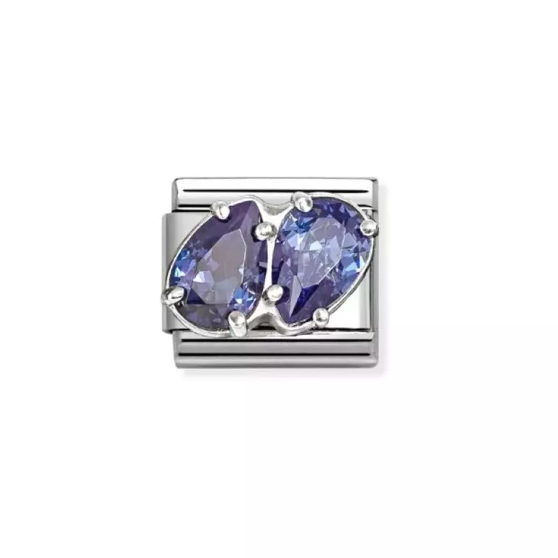 Nomination Classic Blue Double Drops 330329/13
