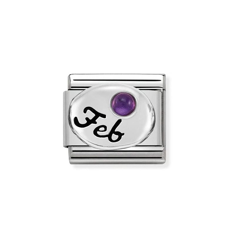 Nomination Classic February Amethyst 330505/02-1
