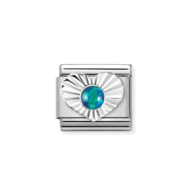 Nomination Classic Green Opal 330508/26-1