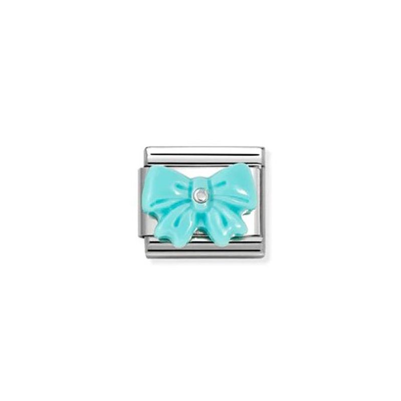 Nomination Classic Turquoise Bow 330509/19-1