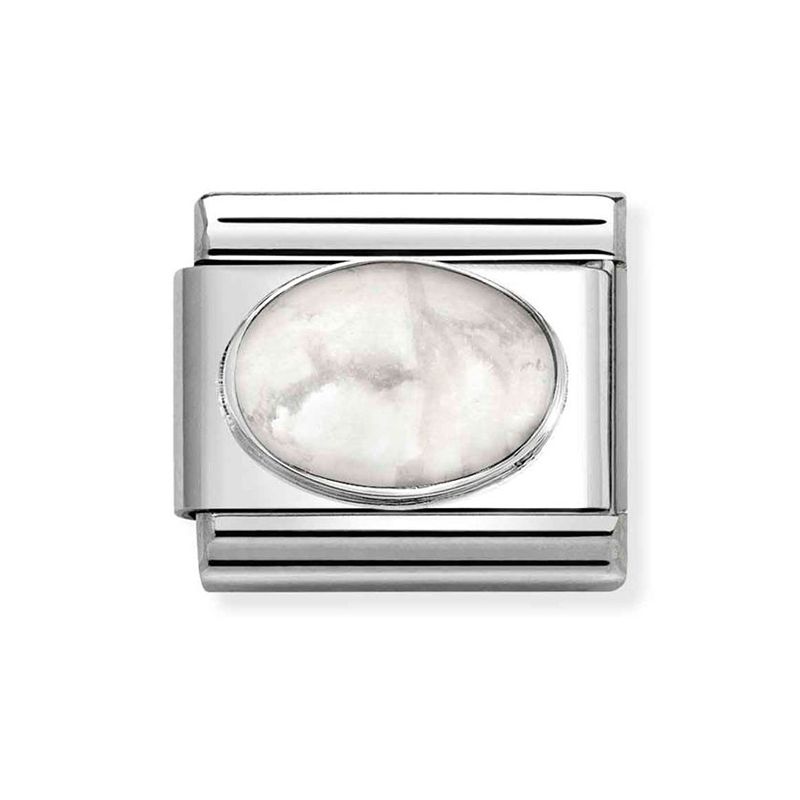 Nomination Classic Matta howlite 330510/45-1