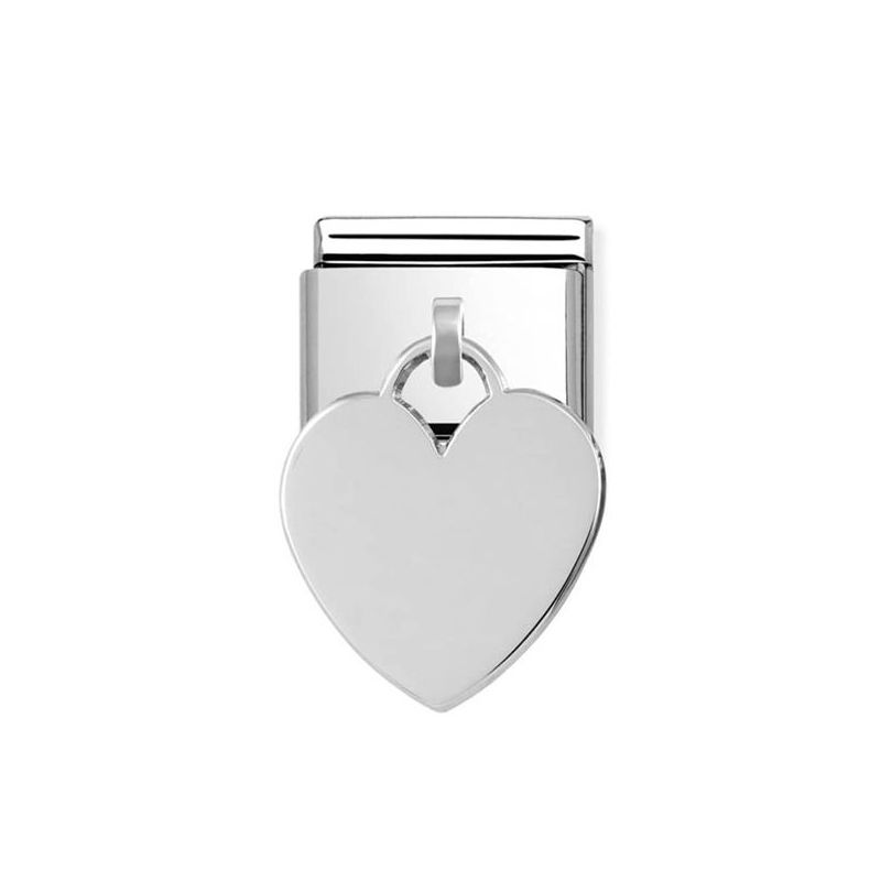 Nomination Engravable pendant Link with Heart 331801/02-1