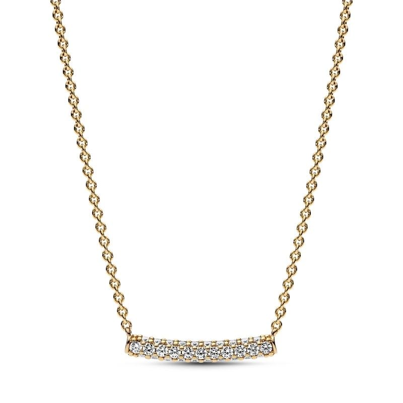 Pandora Timeless Pavé Single-row Bar Collier 45 cm Halskette 362635C01-1
