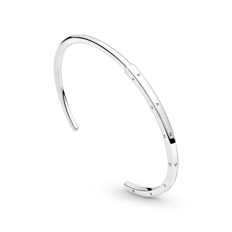 Pandora Signature I-D Open Bangle bracelet 599493C00-2-1
