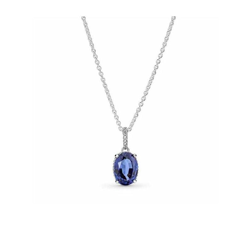 Pandora Sparkling Statement Halo -kaulakoru 390055C01-45