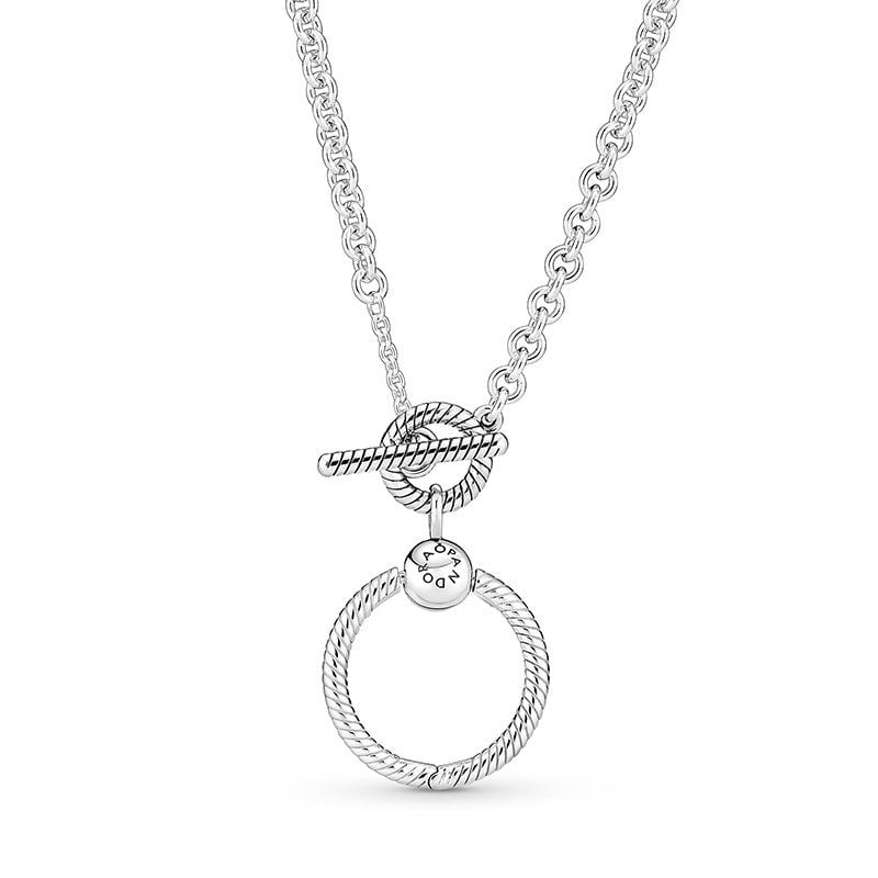 Pandora Moments O Pendat T-Bar Halskette 50 cm 391157C00-50-1