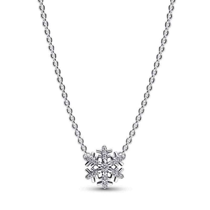 Pandora Moments Sparkling Snowflake kaulakoru 392371C01-45-1