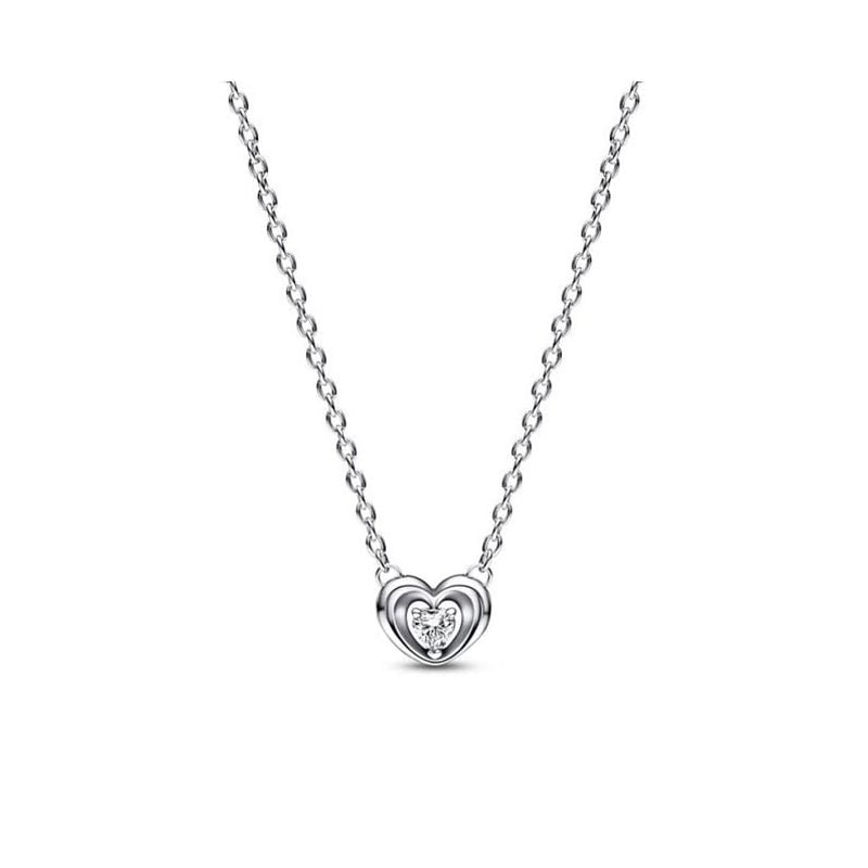 Pandora Moments Radiant Heart & Floating Stone kaulakoru 45 cm 392494C01-1