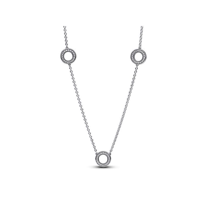 Pandora Pavé Circles Chain kaulakoru 393162C01-50-1